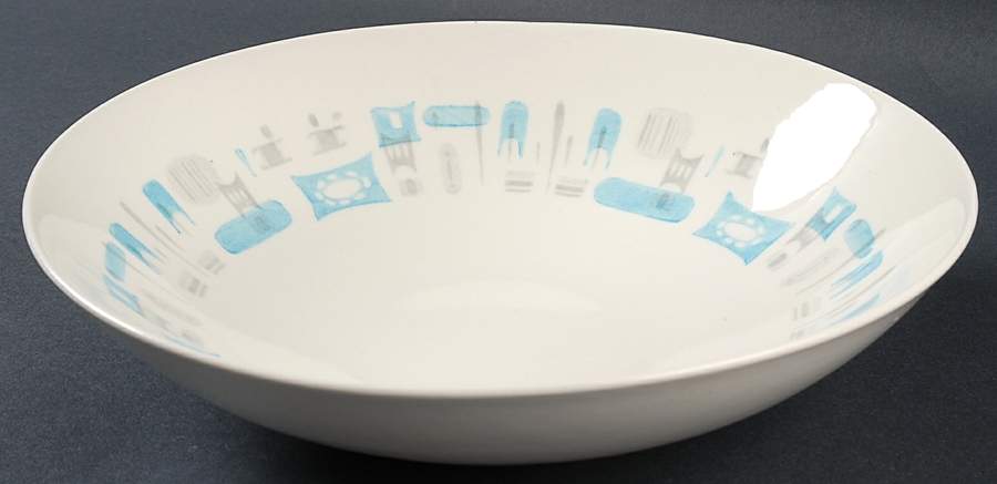 Blue Heaven 9" Round Vegetable Bowl by Royal (USA)-1