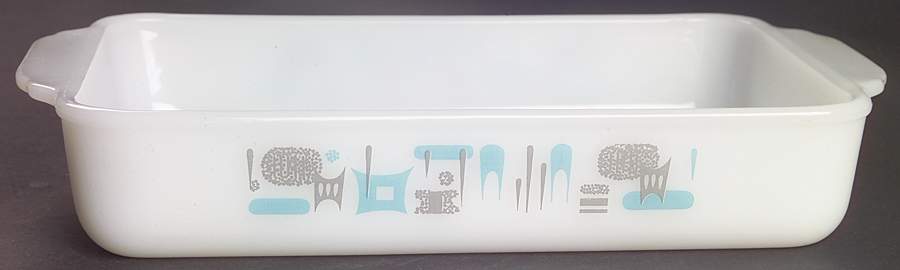 Blue Heaven 11" Rectangular Glassware Baker by Royal (USA)-1