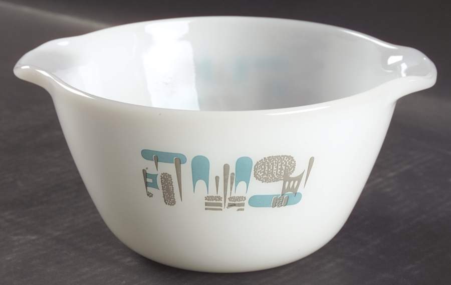 Blue Heaven 8" Oven-To-Table Mixing Bowl by Royal (USA)-1