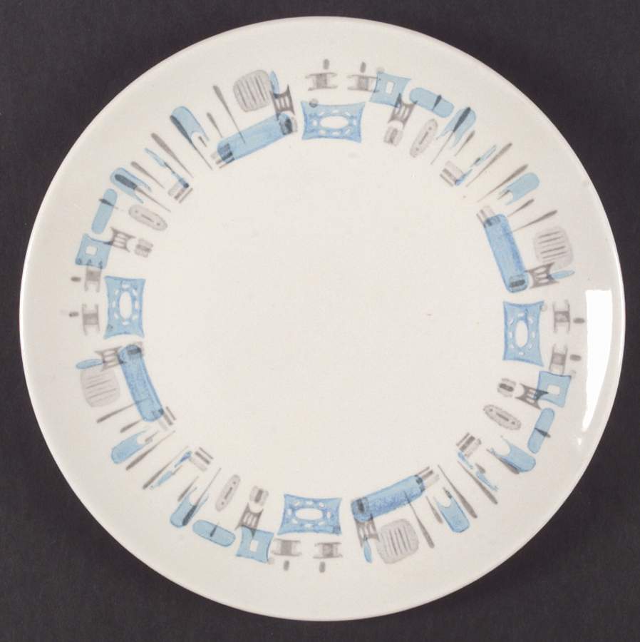 Blue Heaven Dinner Plate by Royal (USA)-1