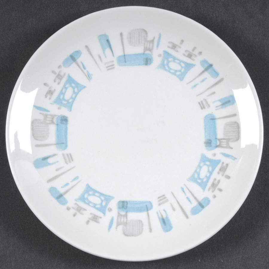 Blue Heaven Bread & Butter Plate by Royal (USA)-1