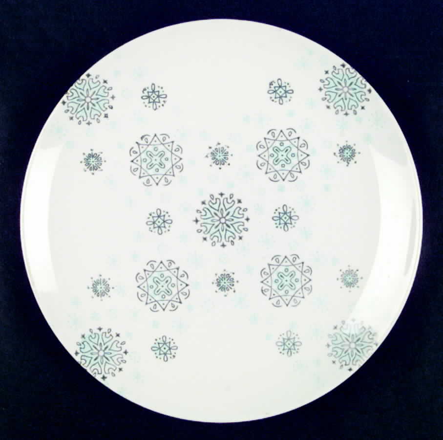 Blue Ice Dinner Plate by Royal (USA)-1