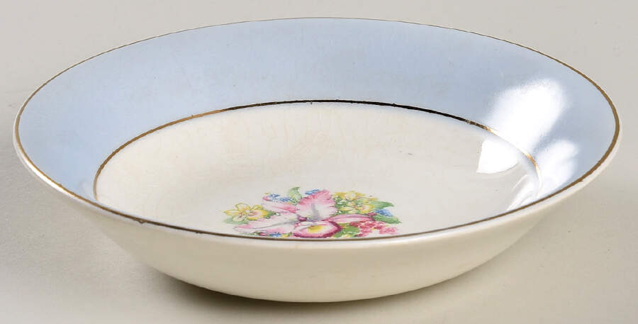 Blue Orchid Fruit/Dessert (Sauce) Bowl by Royal (USA)-1