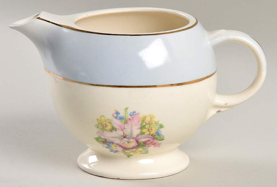 Blue Orchid Creamer by Royal (USA)-1