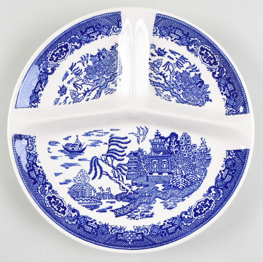 Blue Willow Grill Plate by Royal (USA)-1