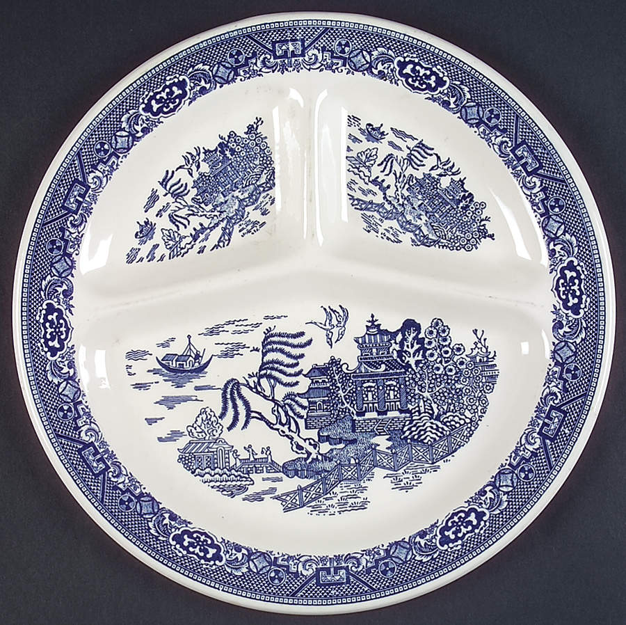 Blue Willow Grill Plate by Royal (USA)-1