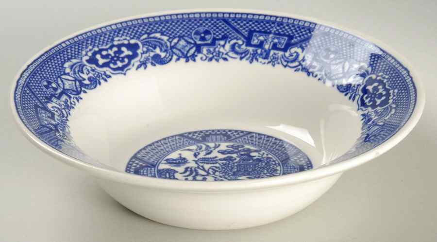 Blue Willow Coupe Cereal Bowl by Royal (USA)-1