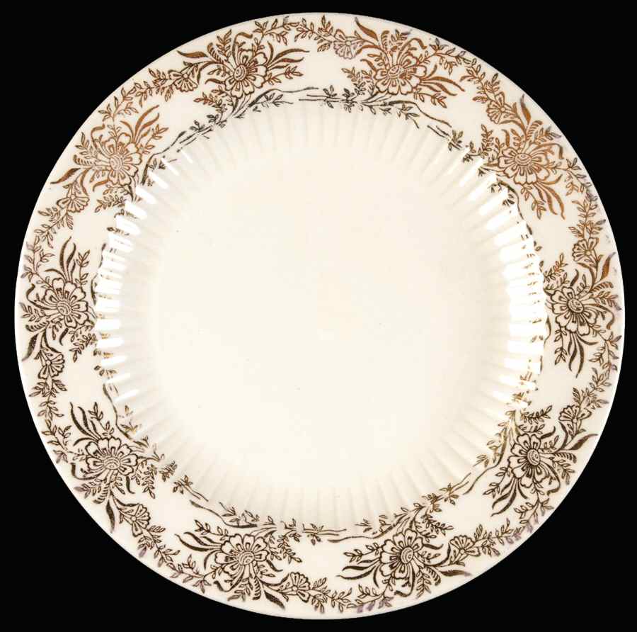 Bridal Gold Bread & Butter Plate by Royal (USA)-1