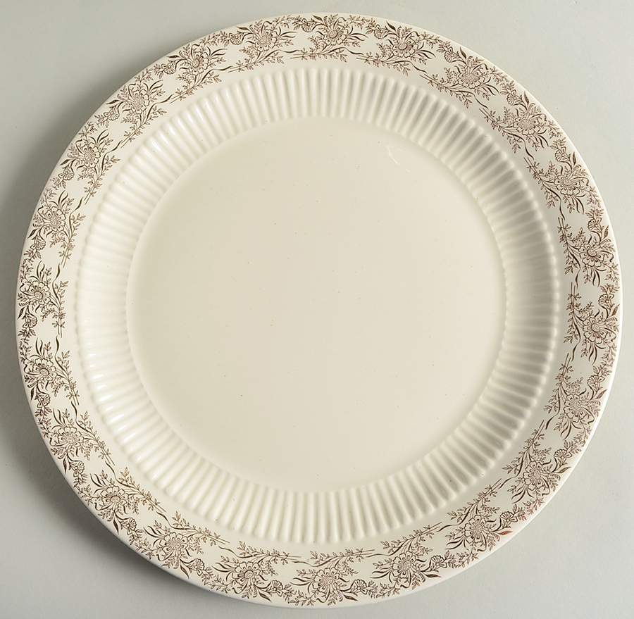 Bridal Gold 12" Chop Plate (Round Platter) by Royal (USA)-1