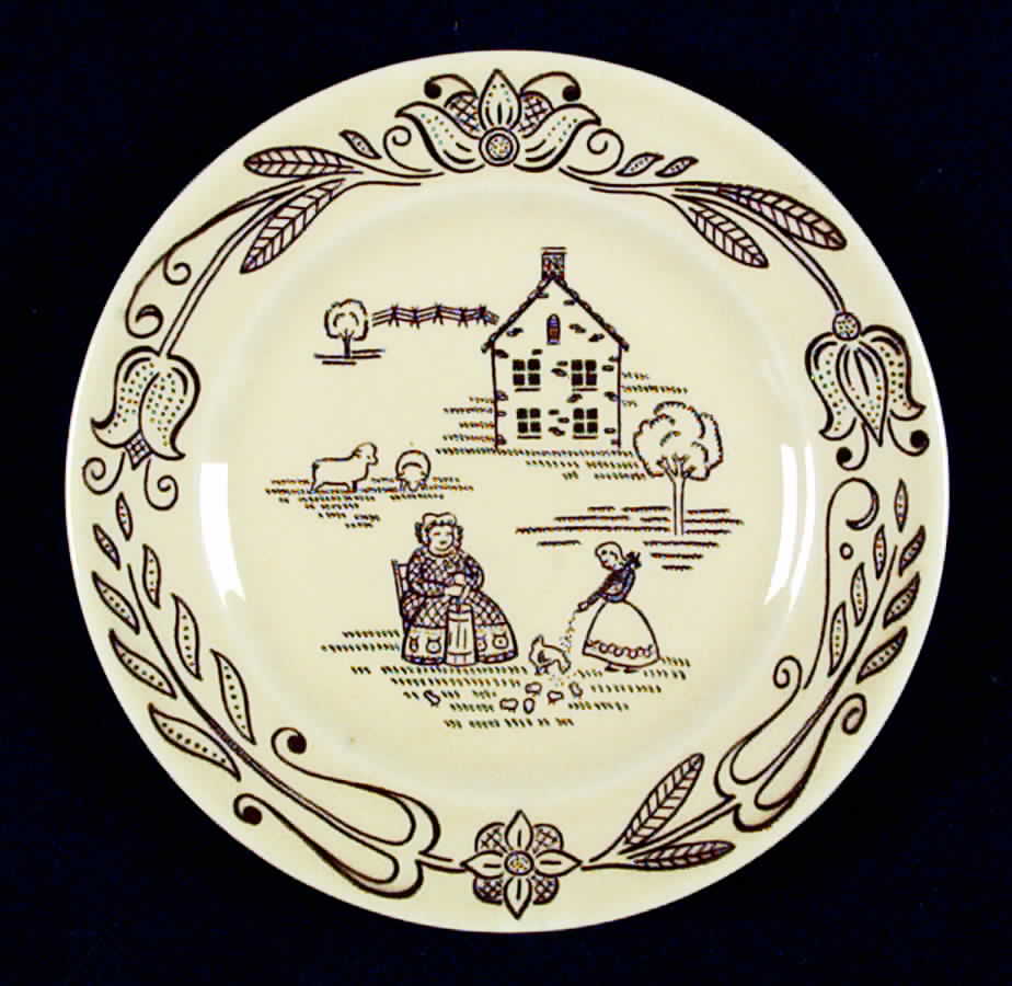 Bucks County Bread & Butter Plate by Royal (USA)-1
