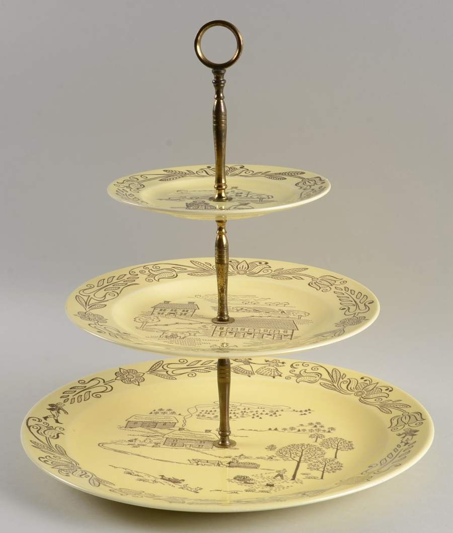 Bucks County 3-Tiered Serving Tray (DP, SP, BB) by Royal (USA)-1