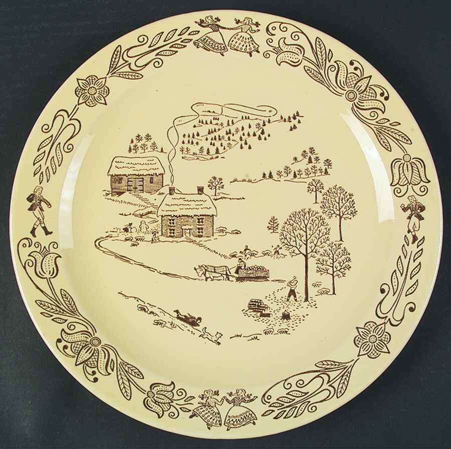 Bucks County 12" Chop Plate (Round Platter) by Royal (USA)-1