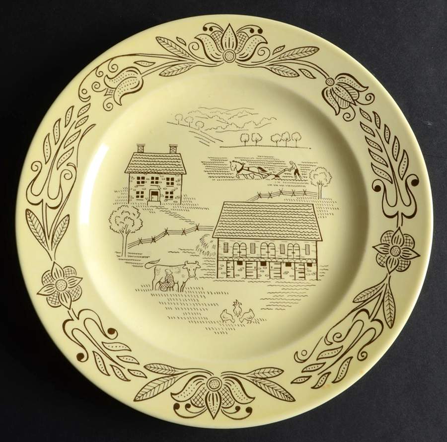 Bucks County Luncheon Plate by Royal (USA)-1