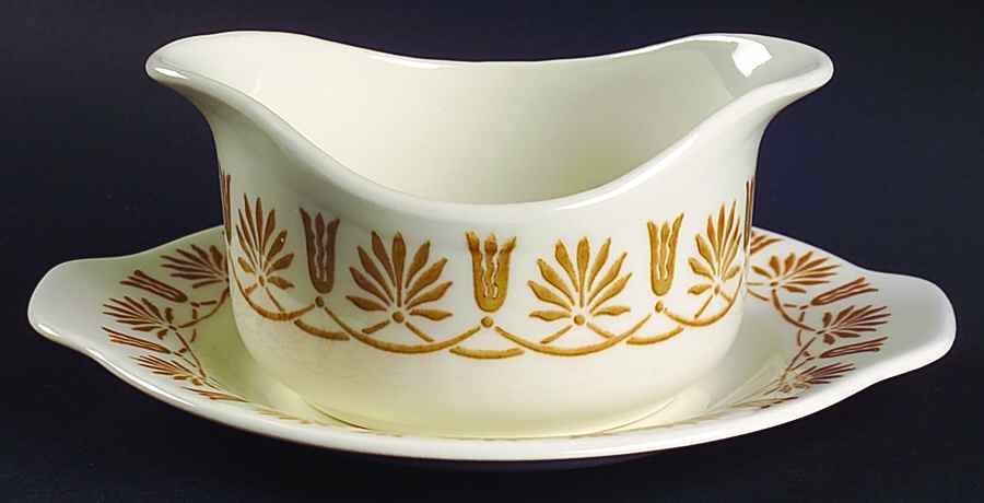 Camelot Gravy Boat & Underplate by Royal (USA)-1