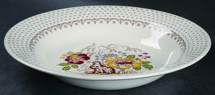 Chippendale Rim Soup Bowl by Royal (USA)-1