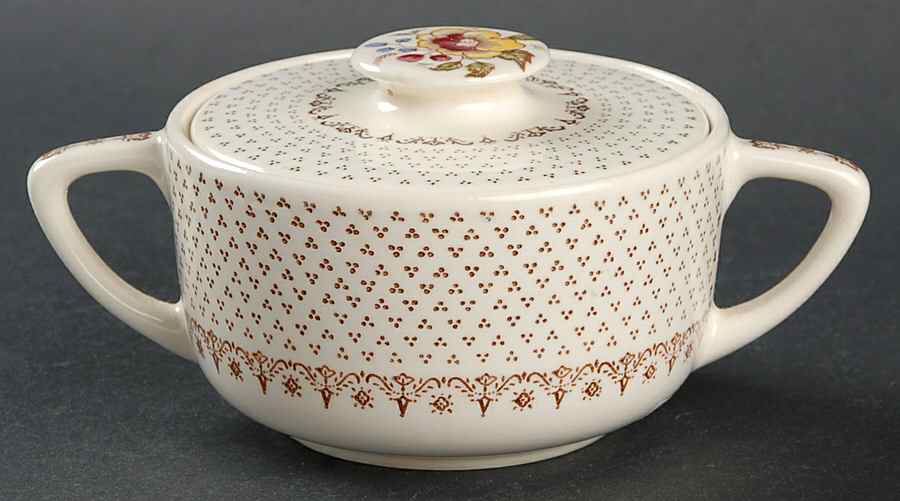 Chippendale Sugar Bowl & Lid by Royal (USA)-1