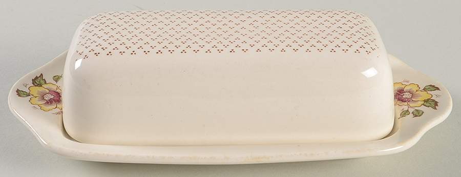 Chippendale 1/4 Lb Covered Butter by Royal (USA)-1