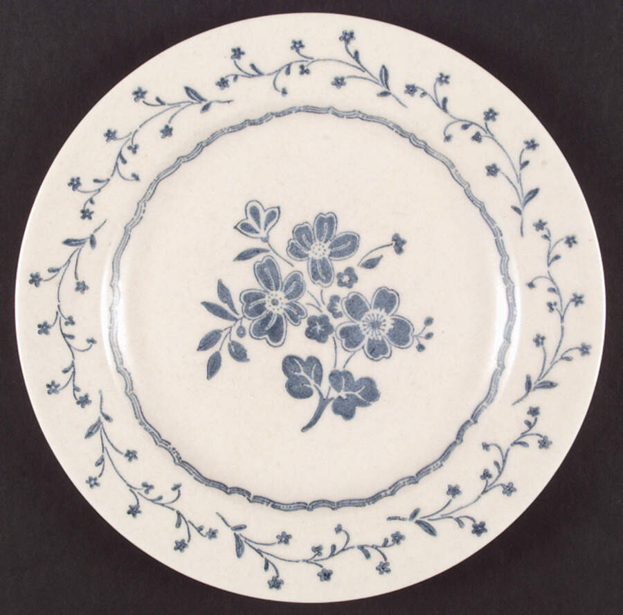Country Charm Blue Dinner Plate by Royal (USA)-1