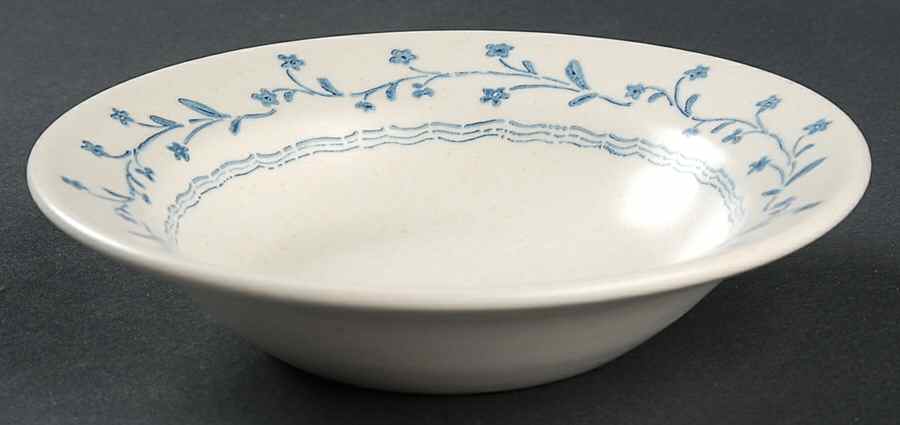 Country Charm Blue Rim Cereal Bowl by Royal (USA)-1