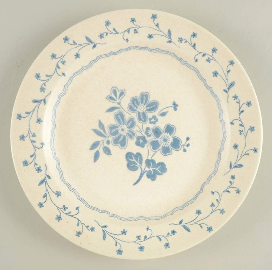 Country Charm Blue 11" Chop Plate (Round Platter) by Royal (USA)-1
