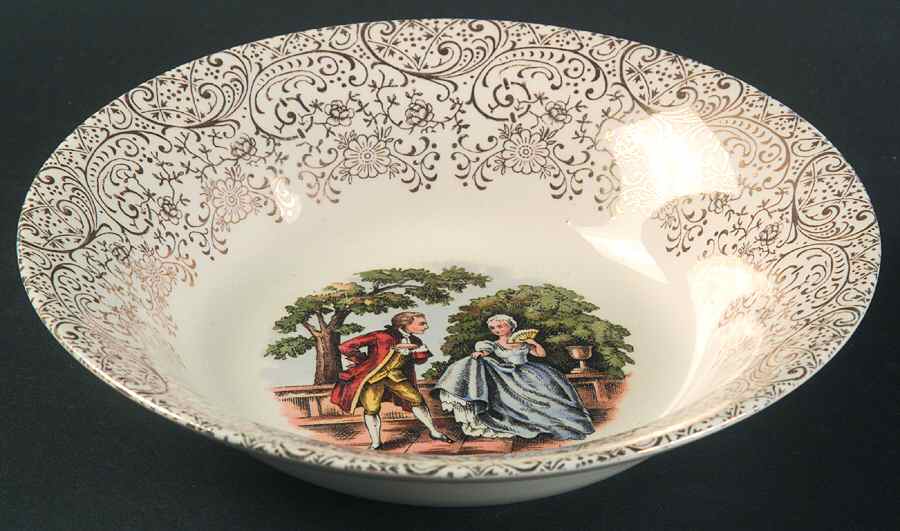 Colonial Gold Fruit/Dessert (Sauce) Bowl by Royal (USA)-1