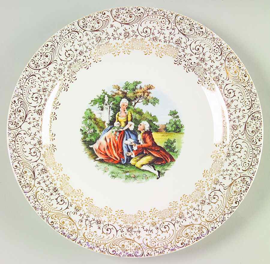 Colonial Gold Salad Plate by Royal (USA)-1