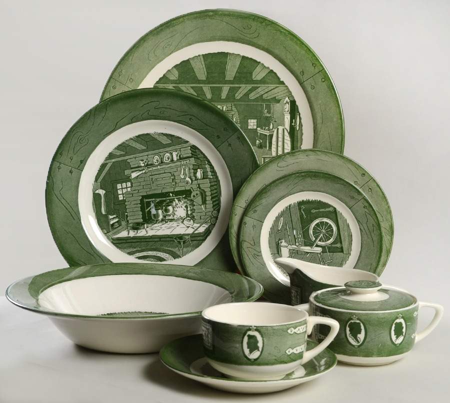 Colonial Homestead Green 45 Piece Starter Set by Royal (USA)-1