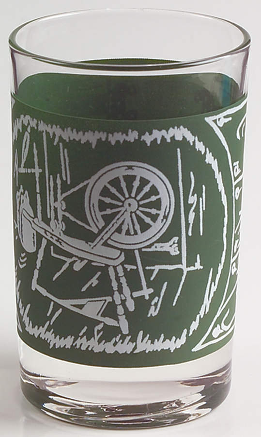 Colonial Homestead Green 4 Oz Glassware Juice by Royal (USA)-1