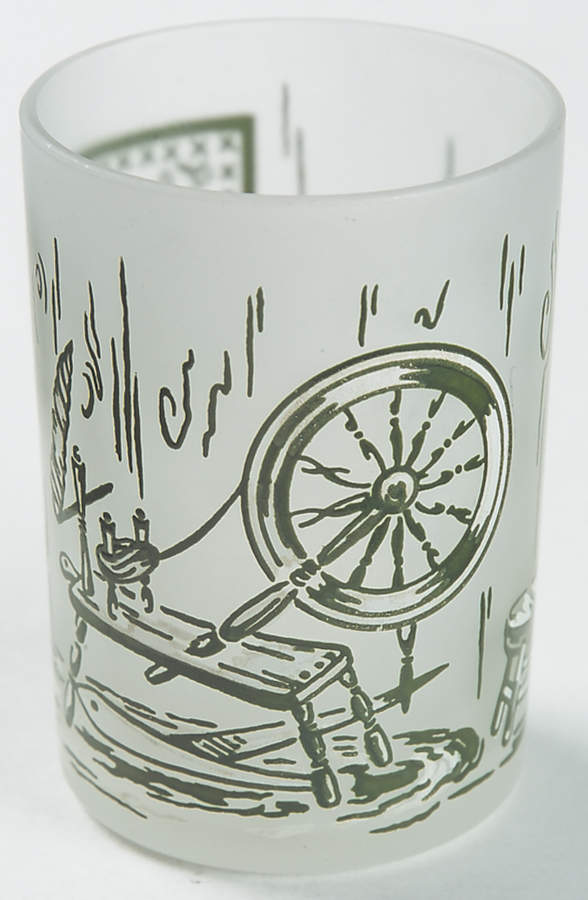 Colonial Homestead Green 2 Oz Glassware Juice by Royal (USA)-1