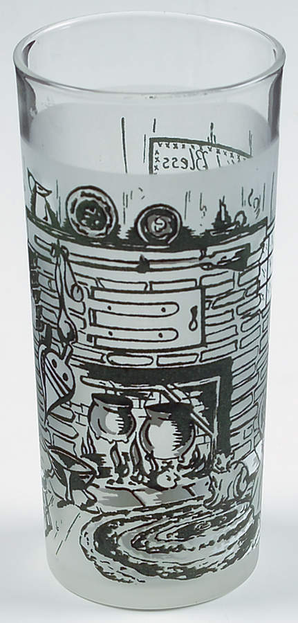 Colonial Homestead Green 14 Oz Glassware Tumbler by Royal (USA)-1