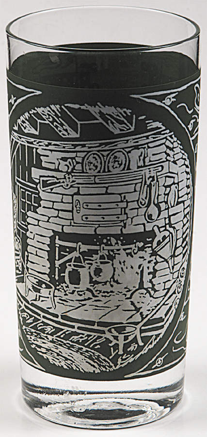 Colonial Homestead Green 12 Oz Glassware Tumbler by Royal (USA)-1