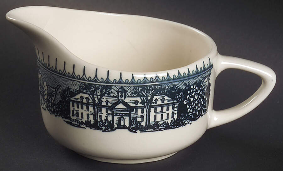 Colonial Heritage Blue Creamer by Royal (USA)-1