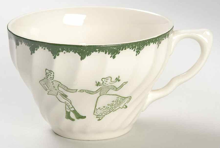 Countryside (Spring, Swirled Edge) Flat Cup by Royal (USA)-1
