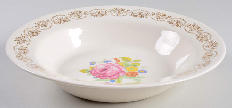 Daisy Ann 9" Round Vegetable Bowl by Royal (USA)-1