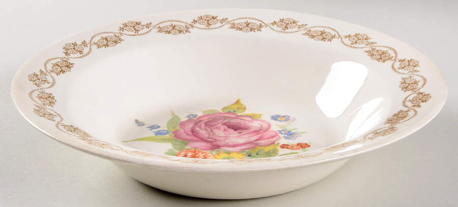 Daisy Ann 10" Round Vegetable Bowl by Royal (USA)-1