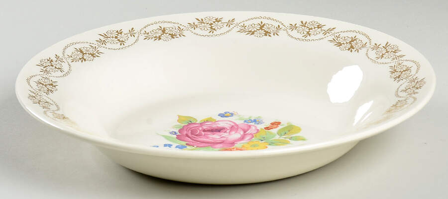 Daisy Ann Rim Soup Bowl by Royal (USA)-1