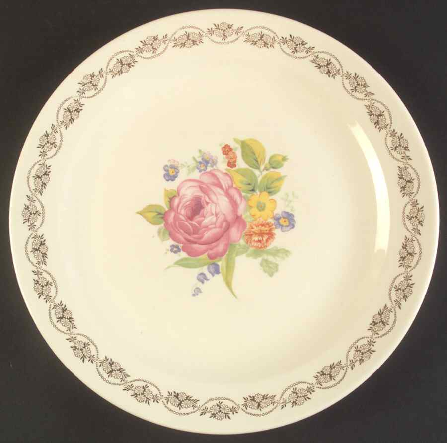 Daisy Ann 12" Chop Plate (Round Platter) by Royal (USA)-1