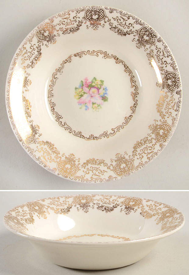 Delmar Lace Fruit/Dessert (Sauce) Bowl by Royal (USA)-1