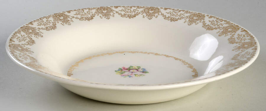 Delmar Lace Rim Soup Bowl by Royal (USA)-1
