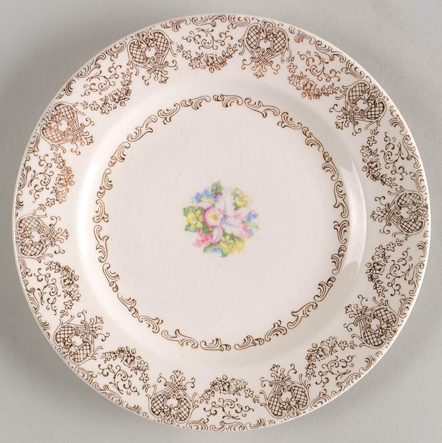 Delmar Lace Bread & Butter Plate by Royal (USA)-1
