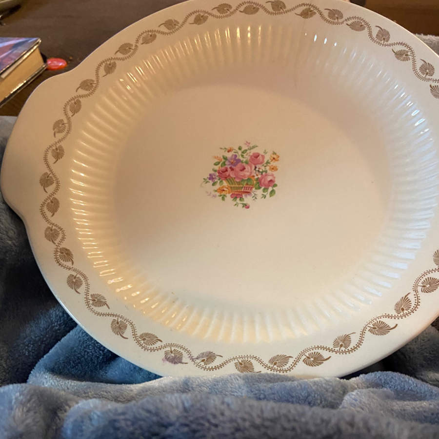 Deluxe Handled Cake Plate by Royal (USA)-1