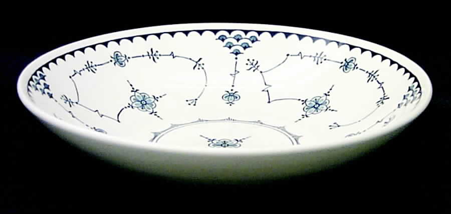 Delft Modern Blue 9" Round Vegetable Bowl by Royal (USA)-1