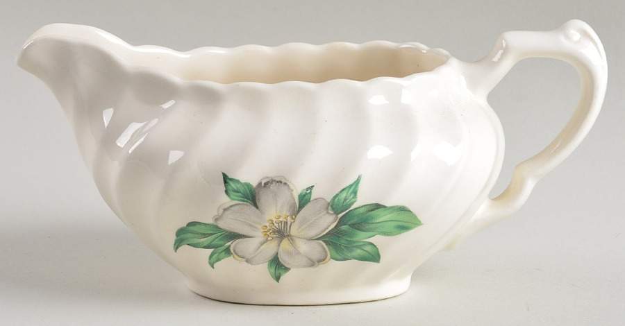 Dogwood (White Flowers) Creamer by Royal (USA)-1