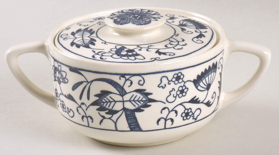 Doorn Sugar Bowl & Lid by Royal (USA)-1
