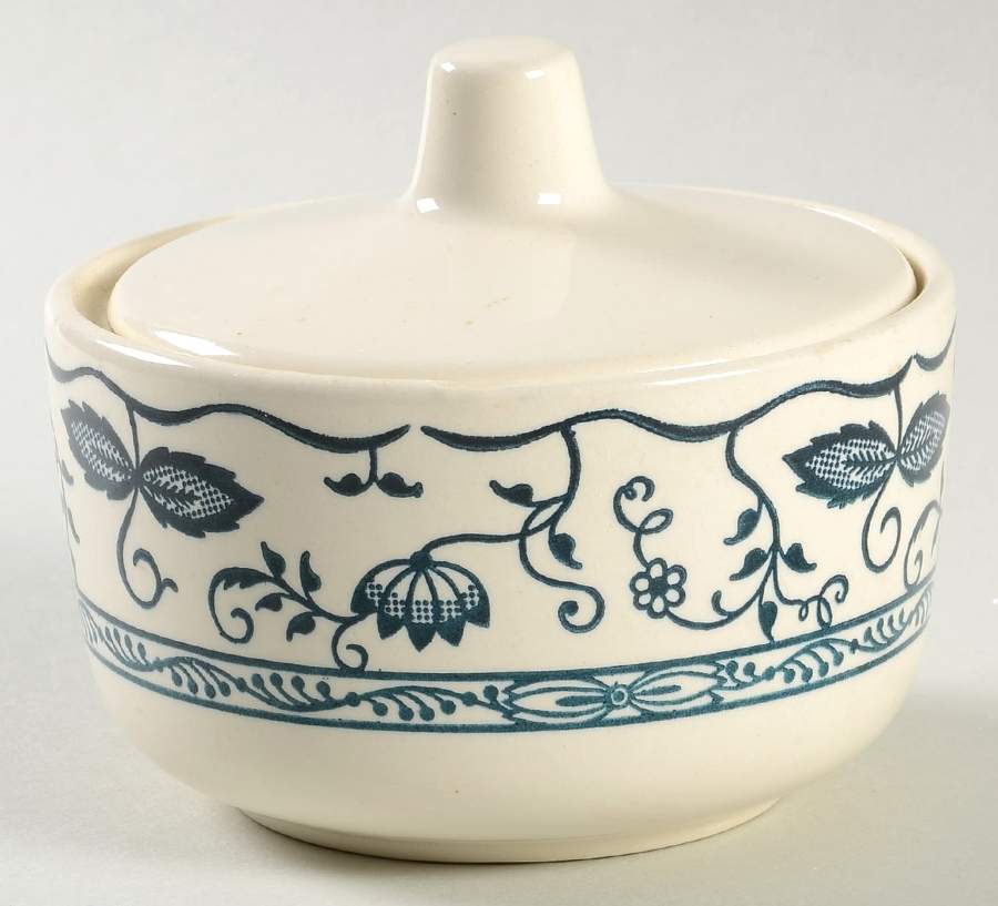 Doorn Sugar Bowl & Lid by Royal (USA)-1