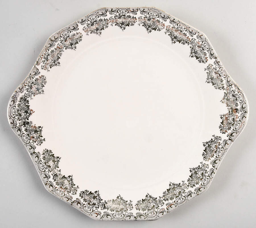 Duane Handled Cake Plate by Royal (USA)-1