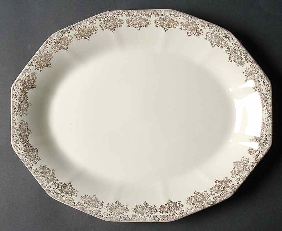 Duane 13" Oval Serving Platter by Royal (USA)-1
