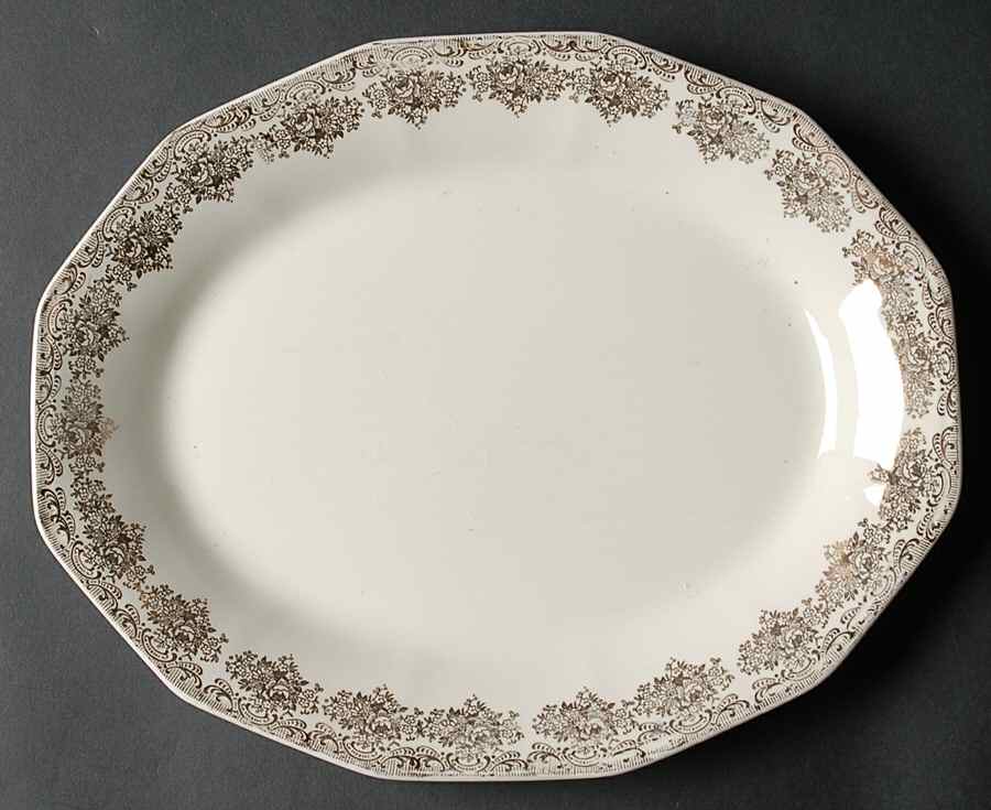 Duane 11" Oval Serving Platter by Royal (USA)-1