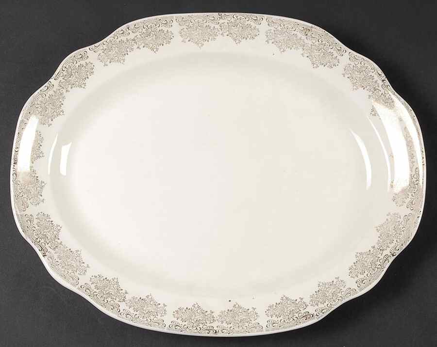Duane 12" Oval Serving Platter by Royal (USA)-1