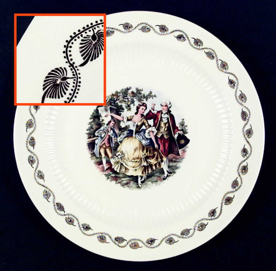 Early American Dinner Plate by Royal (USA)-1
